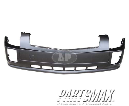 250 | 2004-2009 CADILLAC SRX Front bumper cover 1 piece bumper; upper; w/o headlamp washer; prime | GM1000696|19121106