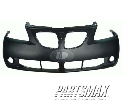 1000 | 2005-2009 PONTIAC G6 Front bumper cover BASE|GT|VALUE LEADER; w/o CTF Pkg; w/o Sport Pkg; prime | GM1000731|19151158