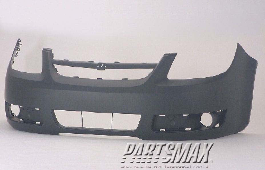 250 | 2005-2008 CHEVROLET COBALT Front bumper cover LT; w/Fog Lamps; w/o Luxury Pkg; prime | GM1000734|19120181