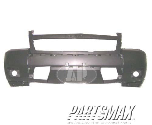 1000 | 2007-2013 CHEVROLET AVALANCHE Front bumper cover w/Off Road Pkg; prime | GM1000830|25830185