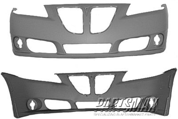 1000 | 2008-2009 PONTIAC G6 Front bumper cover GXP MODEL | GM1000867|25876635