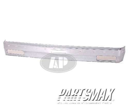 1002 | 1982-1990 GMC S15 Front bumper face bar w/impact strip; bright | GM1002140|14033618