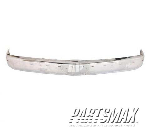 1002 | 1988-1998 GMC K1500 Front bumper face bar C/K; gas; w/license holes; w/impact strip and guards; bright | GM1002166|15574112