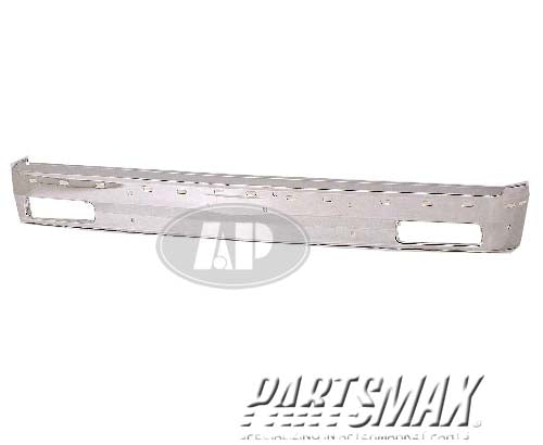 1002 | 1991-1991 GMC S15 JIMMY Front bumper face bar except Typhoon; bright | GM1002173|15990617