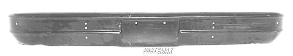 1002 | 1992-1995 GMC G2500 Front bumper face bar early design; prime | GM1002178|15685643