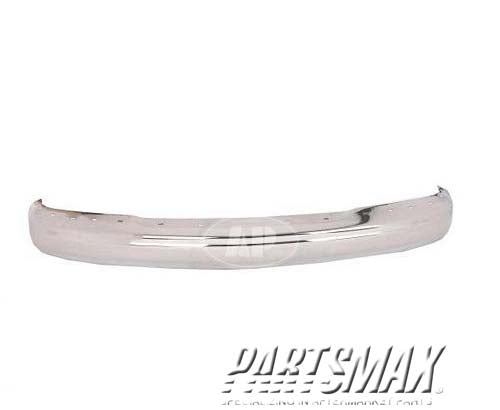 1002 | 1997-2002 CHEVROLET EXPRESS 2500 Front bumper face bar bright; w/impact strip | GM1002414|15075735