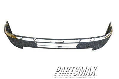 1002 | 2011-2014 CHEVROLET SILVERADO 2500 HD Front bumper face bar w/o Fog Lamps; Chrome | GM1002838|25832522