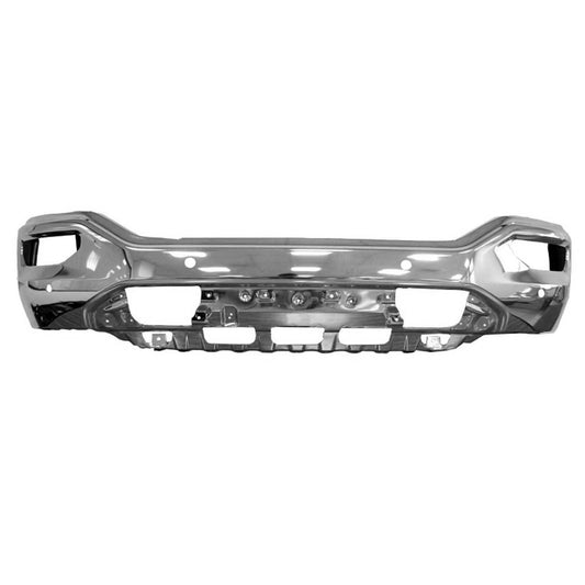 1002 | 2016-2018 GMC SIERRA 1500 Front bumper face bar SLT; w/Park Assist; Chrome | GM1002866|23243500