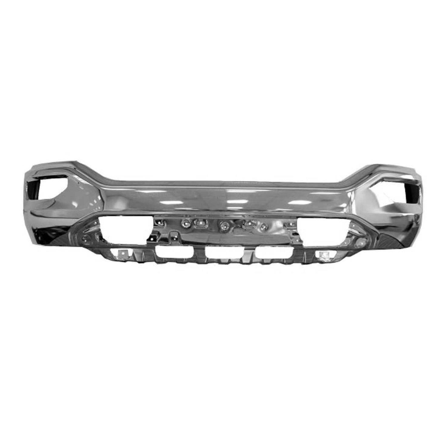 1002 | 2016-2018 GMC SIERRA 1500 Front bumper face bar SLT; w/o Park Assist; Chrome | GM1002867|23243501