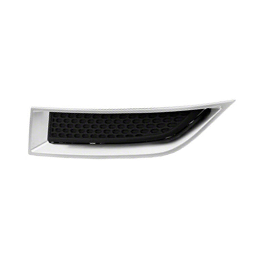 1038 | 2017-2017 GMC ACADIA LIMITED LT Front bumper insert SLE 1|SLE 2|SLT 1|SLT 2|DENALI; Outer Grille; Matte-Black; w/Chrome Mldg | GM1038155|20982401