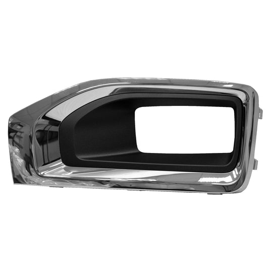 1038 | 2015-2020 GMC YUKON LT Front bumper insert Fog Lamp Bezel; w/Fog Lamps; Chrome | GM1038187|22936426