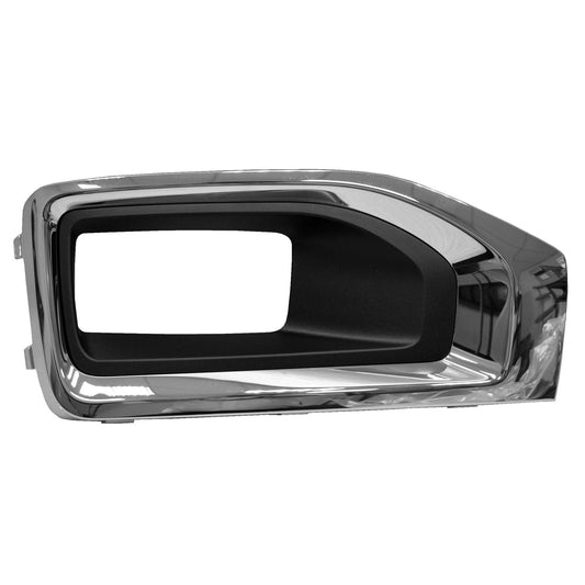 1039 | 2015-2020 GMC YUKON XL RT Front bumper insert Fog Lamp Bezel; w/Fog Lamps; Chrome | GM1039187|22936427