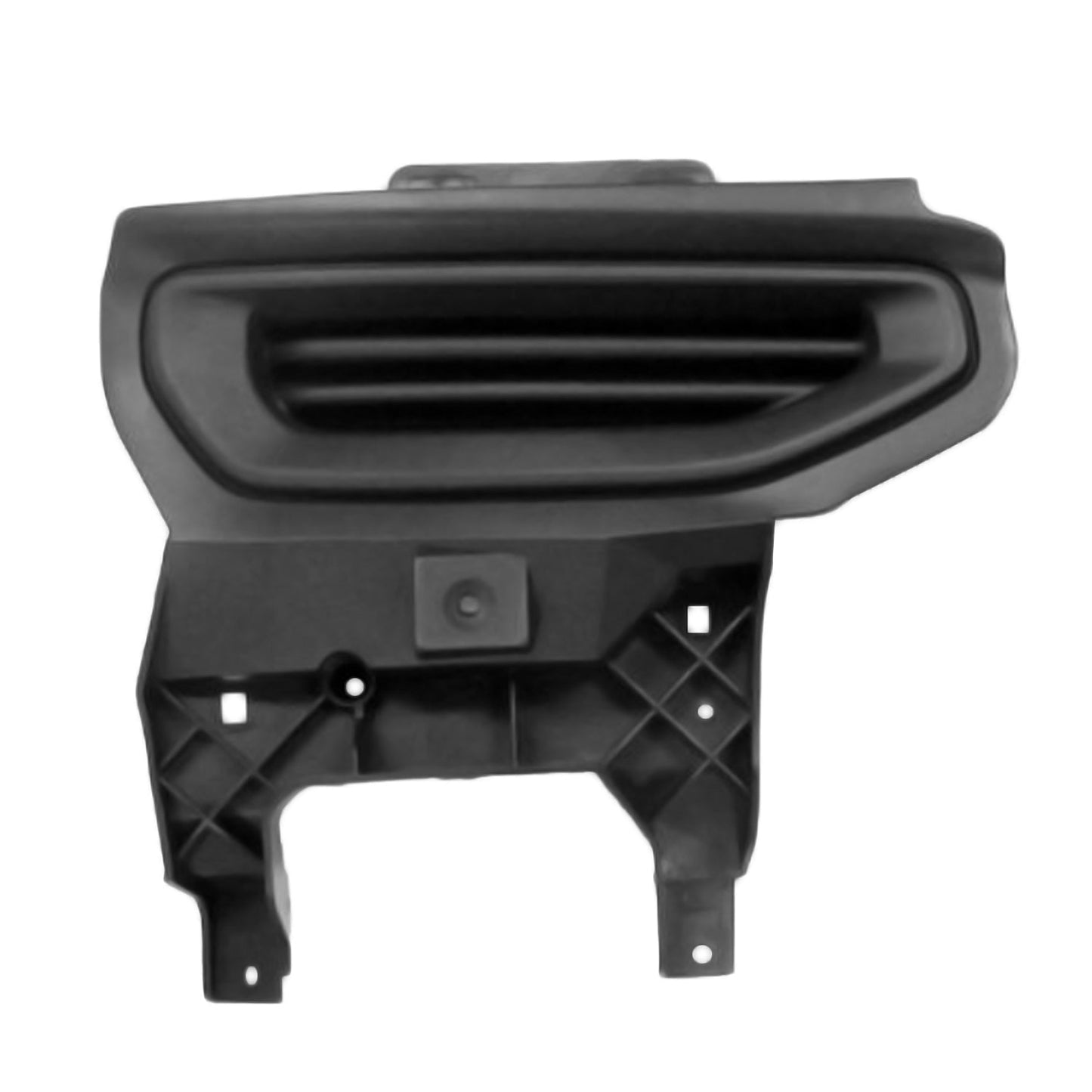 1039 | 2016-2018 GMC SIERRA 1500 RT Front bumper insert Chrome Bumper; Fog Lamp Opening Cover; w/o Fog Lamps; Textured Black | GM1039224|23243506