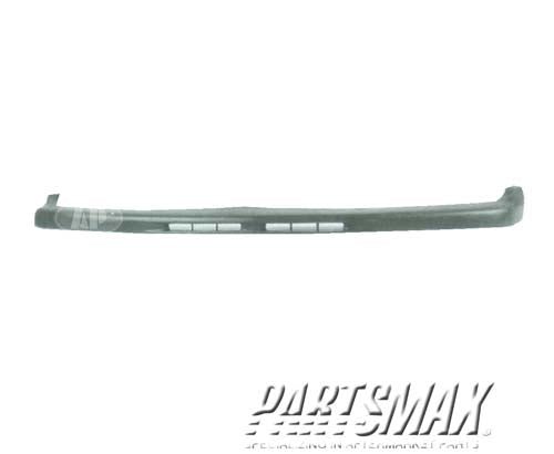 1051 | 1999-2002 CHEVROLET SILVERADO 1500 Front bumper cushion face bar trim cap; textured black | GM1051103|15050703