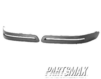 1059 | 1997-2004 CHEVROLET VENTURE RT Front bumper impact strip molding; w/o Warner Bros Edition | GM1059218|10430946