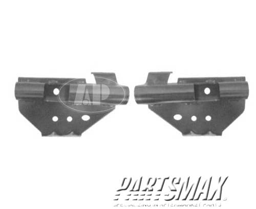 1067 | 2001-2006 GMC YUKON RT Front bumper bracket DENALI; Impact Bar Bracket | GM1067131|12474013