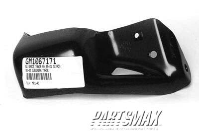 1067 | 2000-2006 CHEVROLET SUBURBAN 1500 RT Front bumper bracket outer brace | GM1067171|88944246