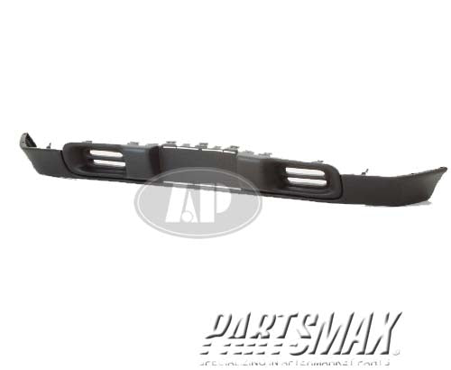 1092 | 1998-2004 CHEVROLET S10 Front bumper deflector except LS; 2WD; textured black | GM1092162|88967924