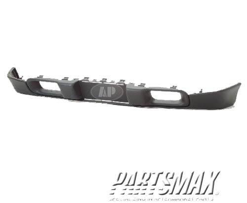 1092 | 1998-2004 CHEVROLET S10 Front bumper deflector w/4WD; w/o LS appearance package; prime | GM1092164|88967926