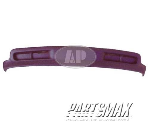 1092 | 2001-2005 CHEVROLET TAHOE Front bumper deflector 2WD; w/o fog lamps; w/o tow hooks; dark gray | GM1092168|15199825