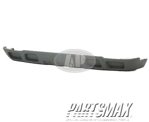1092 | 2003-2006 CHEVROLET SILVERADO 2500 HD Front bumper deflector BASE|LS|LT; w/o Fog Lamps; w/o Tow Hooks; Light Gray | GM1092175|10367211