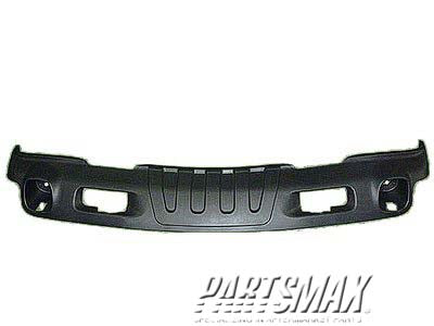 1092 | 2000-2006 GMC YUKON Front bumper deflector Z71 model; w/o denali; matte black | GM1092186|15766483-PFM