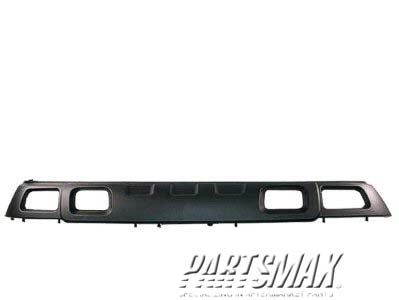 1092 | 2003-2006 CHEVROLET SILVERADO 1500 Front bumper deflector BASE|LS|LT; w/Fog Lamps; Charcoal Black | GM1092204|10397999