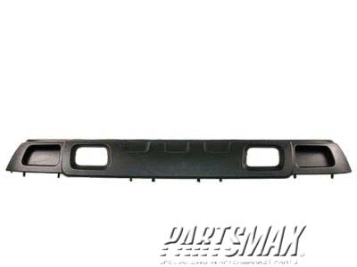 1092 | 2003-2006 CHEVROLET SILVERADO 1500 Front bumper deflector BASE|LS|LT; w/o Fog Lamps; w/Tow Hooks; Charcoal Black | GM1092205|10398000