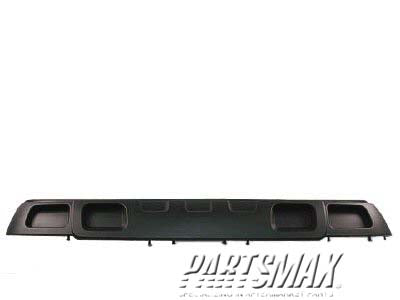 1092 | 2003-2006 CHEVROLET SILVERADO 1500 Front bumper deflector BASE|LS|LT; w/o Fog Lamps; w/o Tow Hooks; Charcoal Black | GM1092206|10397998