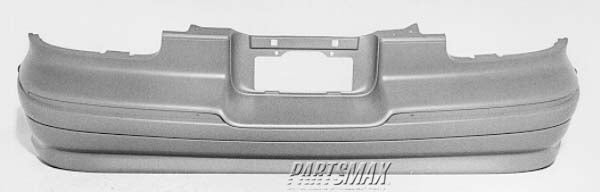 1100 | 1991-1996 CHEVROLET CAPRICE Rear bumper cover Caprice; 4dr sedan; prime | GM1100150|10214405
