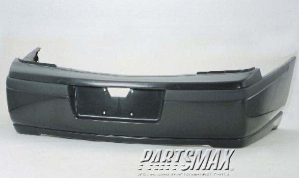 1100 | 2000-2000 CHEVROLET IMPALA Rear bumper cover matte dark gray | GM1100652|GM1100652