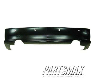 1100 | 2004-2009 CADILLAC SRX Rear bumper cover w/Rear Object Sensors; prime | GM1100675|12335713