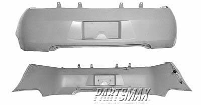 2430 | 2006-2011 CHEVROLET IMPALA Rear bumper cover LS|50TH ANIVERSARY; prime | GM1100735|19120960