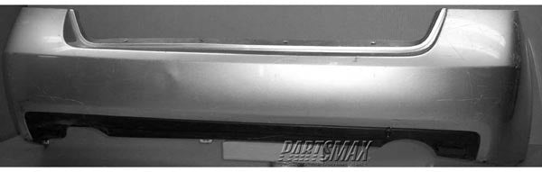 2430 | 2006-2007 CHEVROLET MALIBU Rear bumper cover SS; prime | GM1100771|15269903