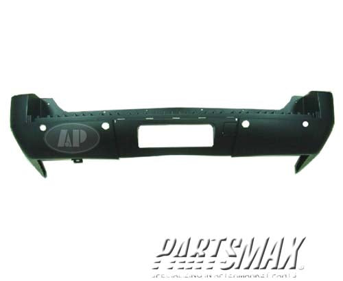 1100 | 2009-2013 GMC YUKON Rear bumper cover HYBRID; DENALI; prime | GM1100784|20951798