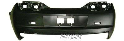 2430 | 2010-2013 CHEVROLET CAMARO Rear bumper cover w/o Object Sensors; prime | GM1100846|22766176