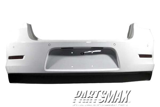 1100 | 2013-2015 CHEVROLET MALIBU Rear bumper cover w/o Rear Vision Camera; w/Parking Sensors; w/o Side Object Sensors; prime | GM1100895|22827125