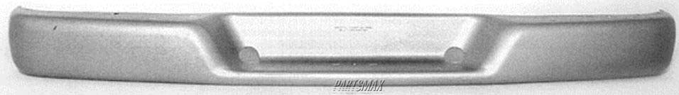 1102 | 1996-2002 GMC SAVANA 2500 Rear bumper face bar late design; base model/SL/SLE; prime | GM1102398|15733282