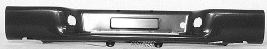 1102 | 1998-2005 GMC JIMMY Rear bumper face bar prime | GM1102406|15007519