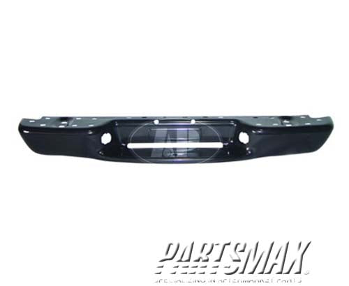 1102 | 1998-2004 CHEVROLET S10 Rear bumper face bar Fleetside; factory installed; gray - paint to match | GM1102414|15007515