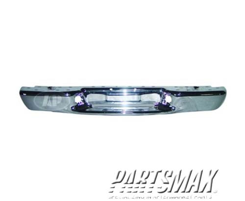 1102 | 1998-2004 CHEVROLET S10 Rear bumper face bar Fleetside; factory installed; bright | GM1102415|15007517