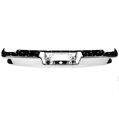 1102 | 2015-2019 CHEVROLET SILVERADO 3500 HD Rear bumper face bar w/Corner Step; w/o Parking Aid Sensors; Chrome | GM1102558|23108142