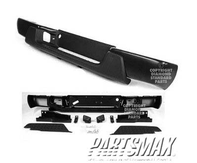 2450 | 2004-2007 CHEVROLET COLORADO Rear bumper assembly painted | GM1103146|GM1103146