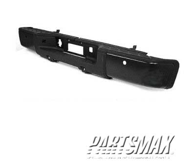 1103 | 2007-2013 GMC SIERRA 1500 Rear bumper assembly w/Rear Object Sensors; prime | GM1103149|GM1103149