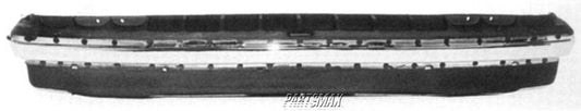 1106 | 1992-1996 BUICK LESABRE Rear bumper face bar all | GM1106208|25558950