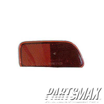 1185 | 2002-2009 CHEVROLET TRAILBLAZER RT Rear bumper reflector all | GM1185104|15000044