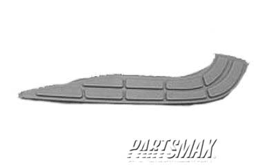 1191 | 1994-2004 GMC SONOMA Rear bumper step pad Stepside; plastic; right side | GM1191107|15714838