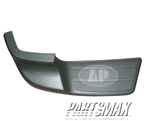 1191 | 2002-2007 CHEVROLET TRAILBLAZER Rear bumper step pad left side; plastic | GM1191109|12335817