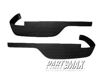 1191 | 1999-2004 GMC SIERRA 2500 Rear bumper step pad Fleetside; RH | GM1191119|15738018