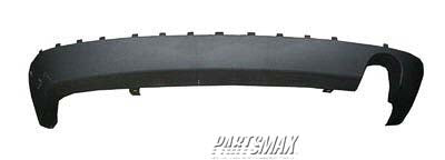2860 | 2004-2008 PONTIAC GRAND PRIX Rear bumper valance panel BASE|GT1|GT2; w/o Special Edition Pkg; w/Single Exhaust | GM1195113|10341533